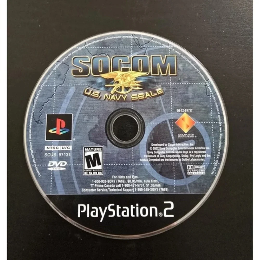 Socom: US Navy Seals (Sony PlayStation 2) PS2 Disc Only Video‎ Game